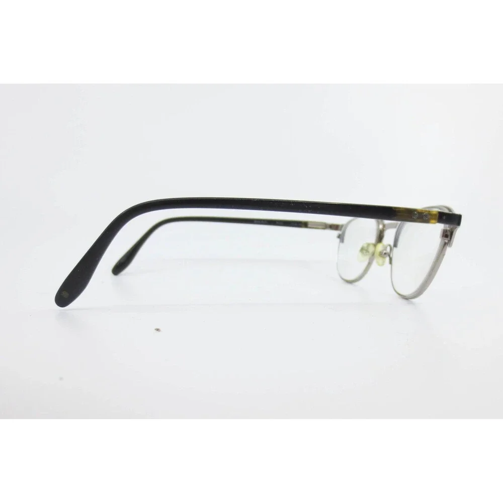 Badgley Mischka Bristol Black Silver Panto Eyeglasses Frames 49-20-140 BM